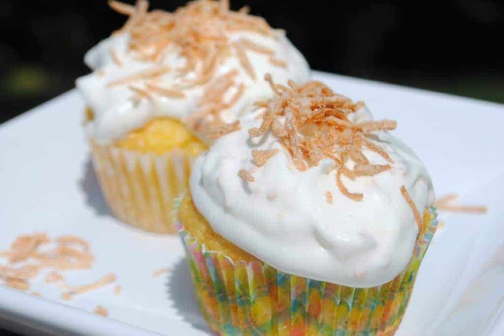 Pineapple Coconut Cupcakes