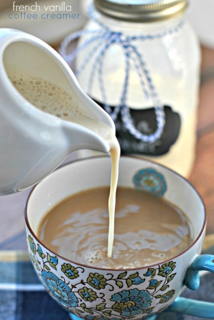 French Vanilla Coffee Creamer, made at home using only 3 ingredients!