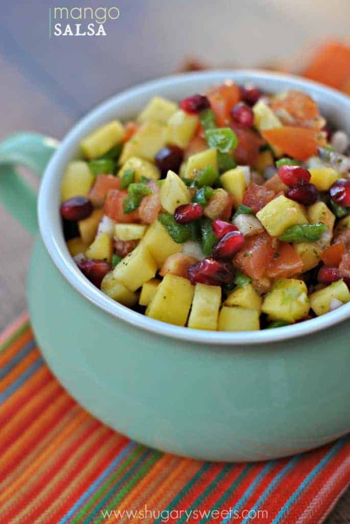 Mango Salsa Mango Pomegranate Salsa recipe