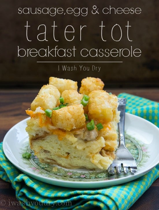 Sausage-Egg-and-Cheese-Tater-Tot-Breakfast-Casserole