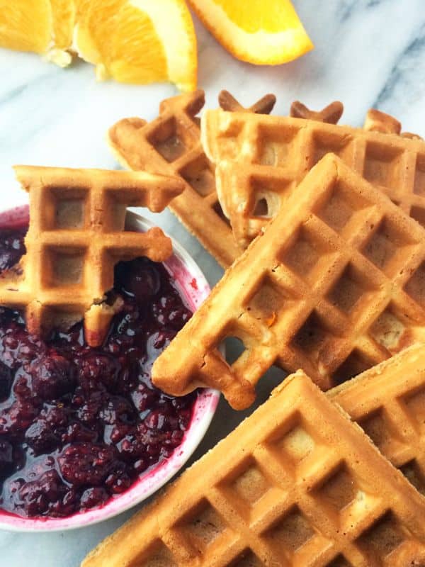 Waffle-Dippers-with-Orange-Berry-Compote-The-Lemon-Bowl