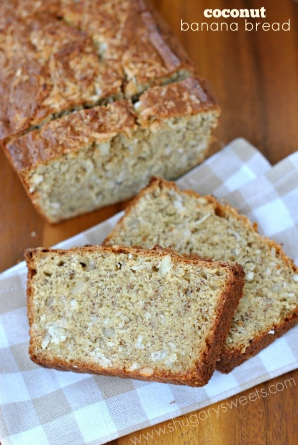 Coconut Banana Bread Shugary Sweets