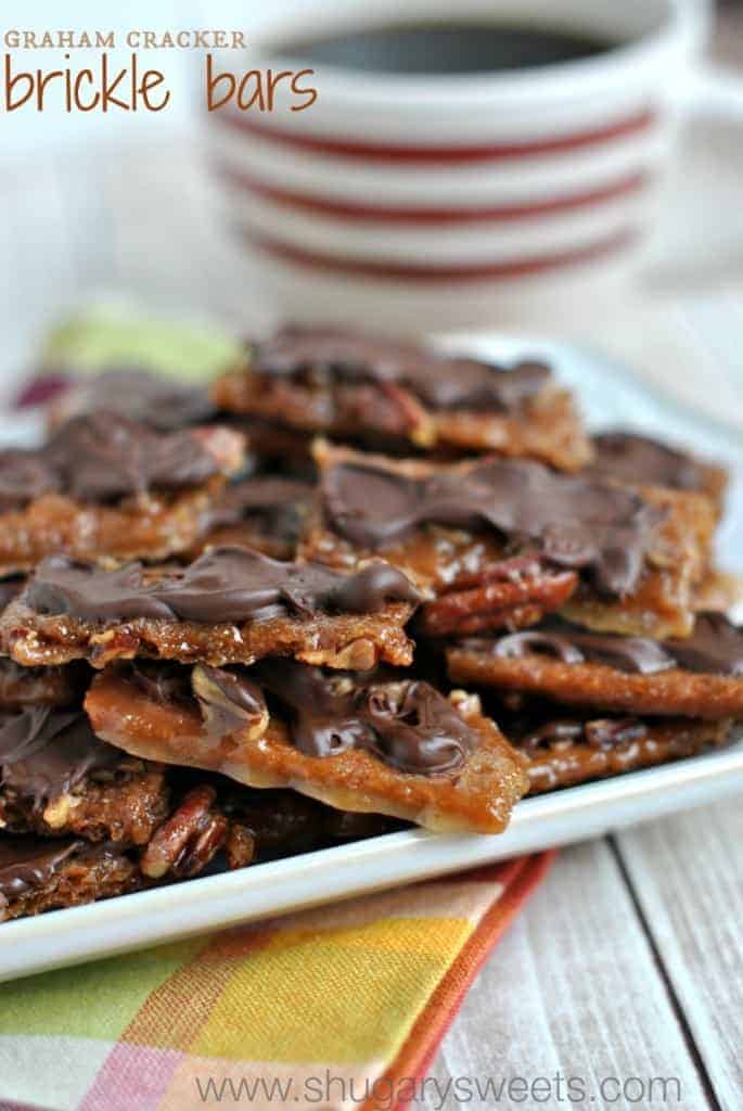 brickle bars – graham cracker toffee bars