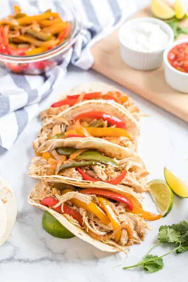 Slow Cooker Chicken Fajitas Recipe