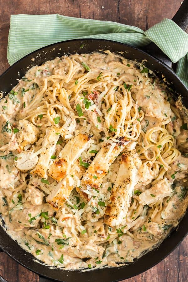 Creamy Italian Chicken Pasta Recipe in 30 minutes