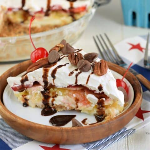 Banana Split Cheesecake