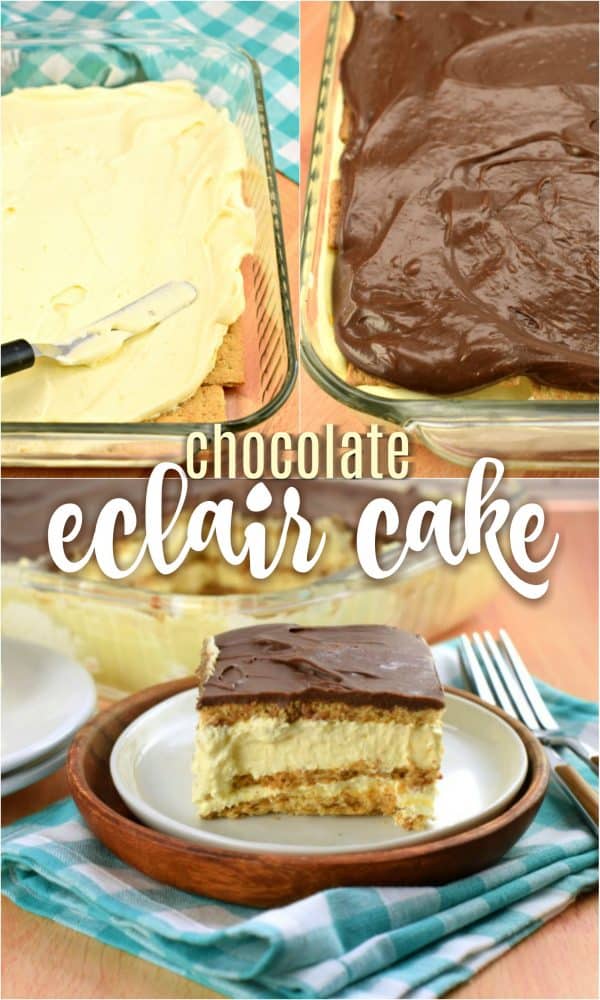Chocolate Eclair Cake Recipe - Shugary Sweets