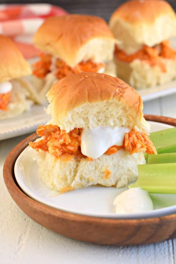 Buffalo Chicken Sandwich Recipe with Homemade Blue Cheese Dressing