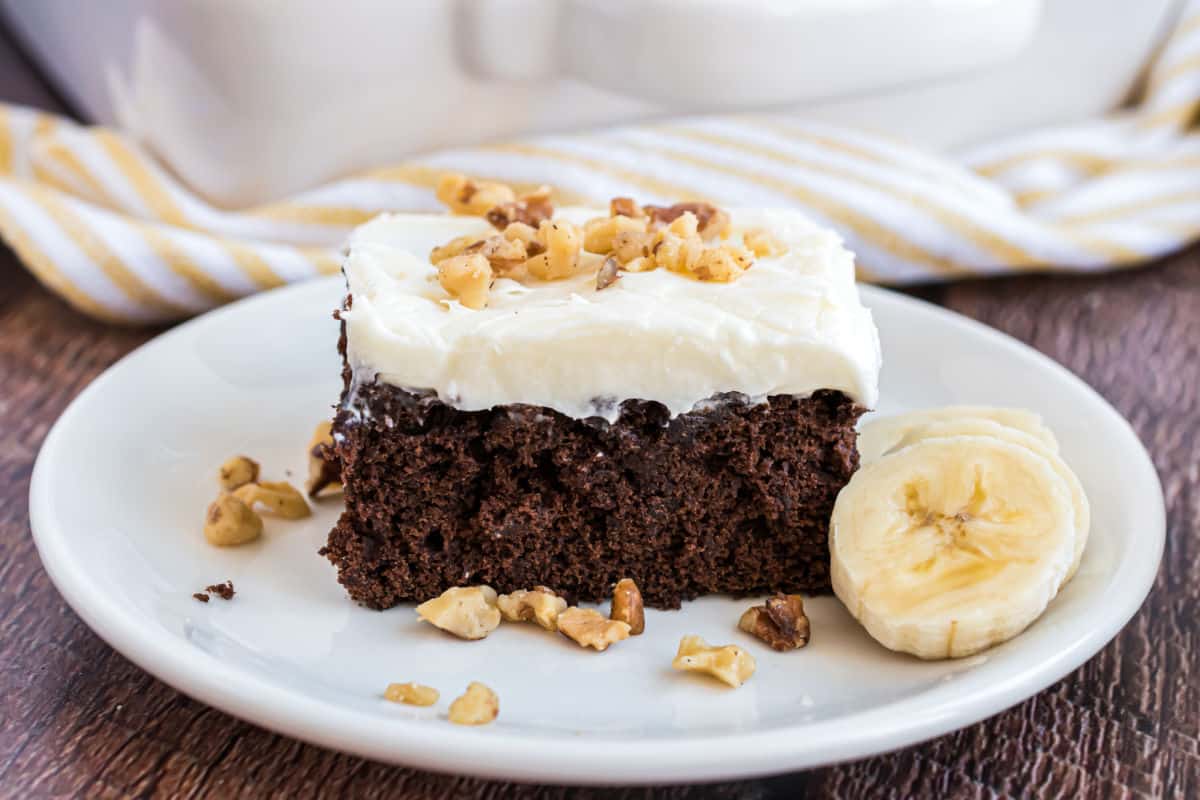 Chocolate Banana Cake Recipe image