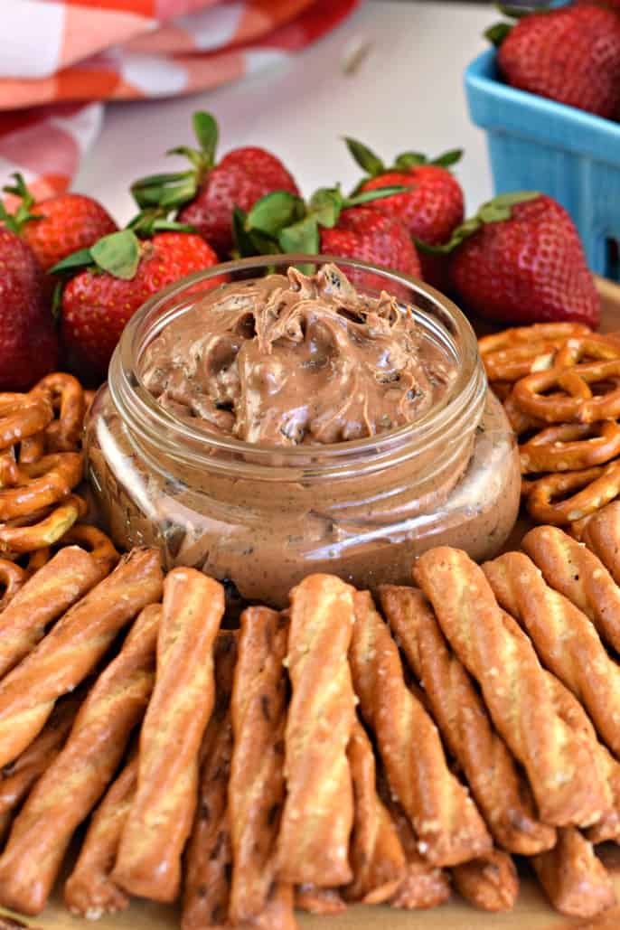 Oreo Peanut Butter Dip is an easy, creamy spread perfect for dessert or as an appetizer. Whip it up in minutes for your next party!