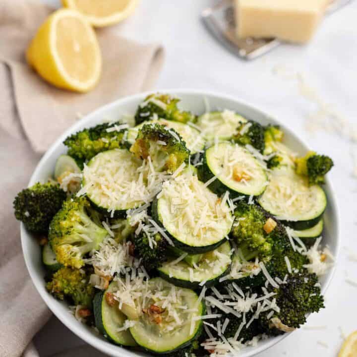 Roasted Broccoli and Zucchini