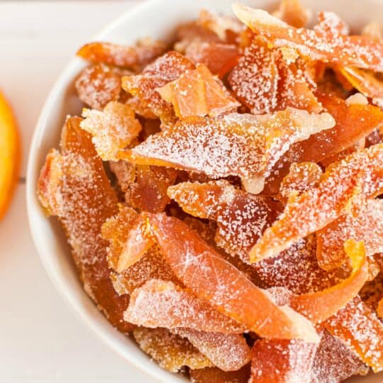 Candied Orange Peel Recipe Shugary Sweets