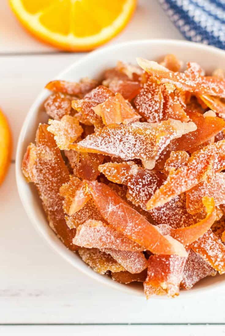 Candied Orange Peel Recipe - Shugary Sweets
