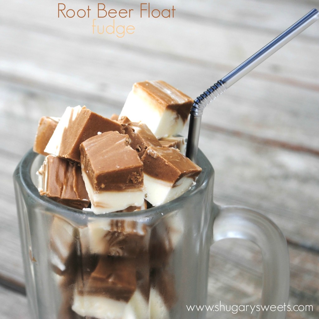 root beer float fudge