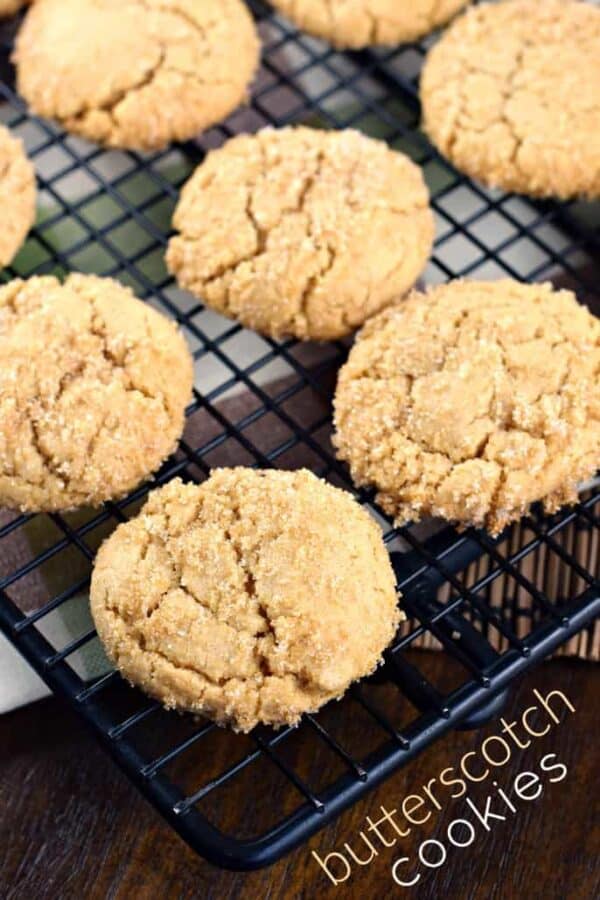 Chewy on the inside, crunchy on the outside, these Butterscotch Cookies only get better with time! You'll love the sugar coating!