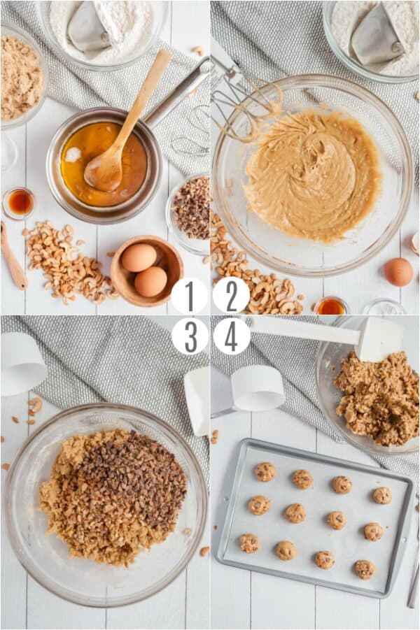 Toffee Cashew Cookies Recipe Shugary Sweets