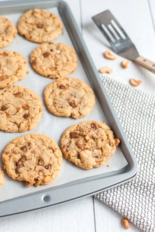 Toffee Cashew Cookies Recipe Shugary Sweets