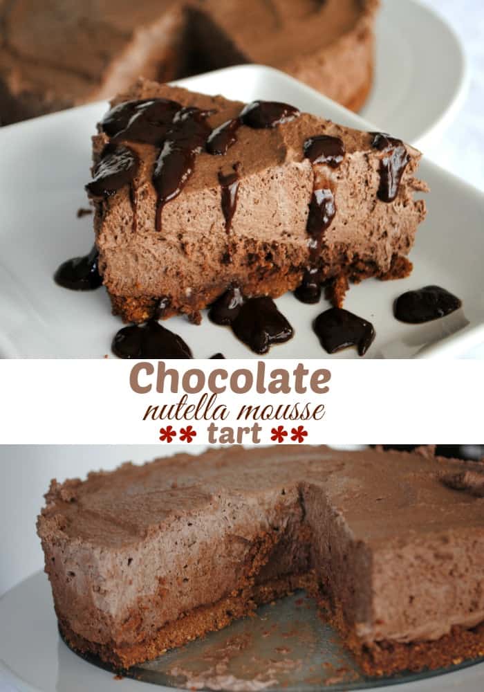 Chocolate Nutella Mousse Tart Recipe