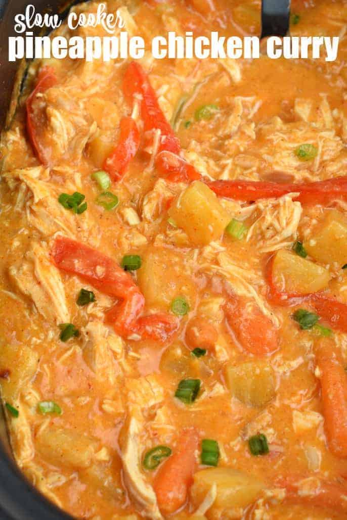 Slow Cooker Pineapple Chicken Curry Recipe
