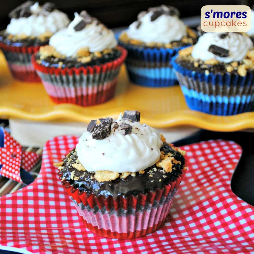 s’mores cupcakes