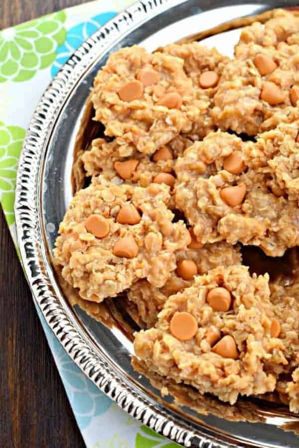 no bake oatmeal scotchies