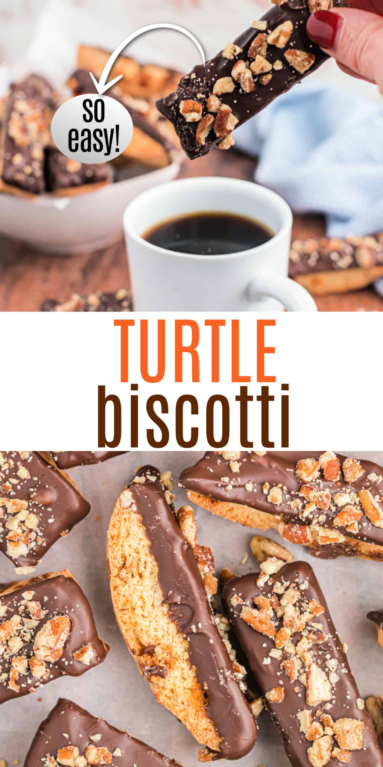 Chocolate Turtle Biscotti - A customer favorite! — The Corner 54, LLC