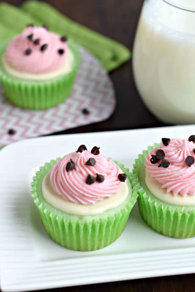 These sweet and festive Watermelon Cupcakes are the perfect summer recipe! Easy to make and delicious too!