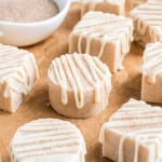 This easy Cinnabon Cinnamon Roll Fudge recipe combines the best of both treats for a creamy indulgence you can make in your own kitchen. No candy thermometer needed!