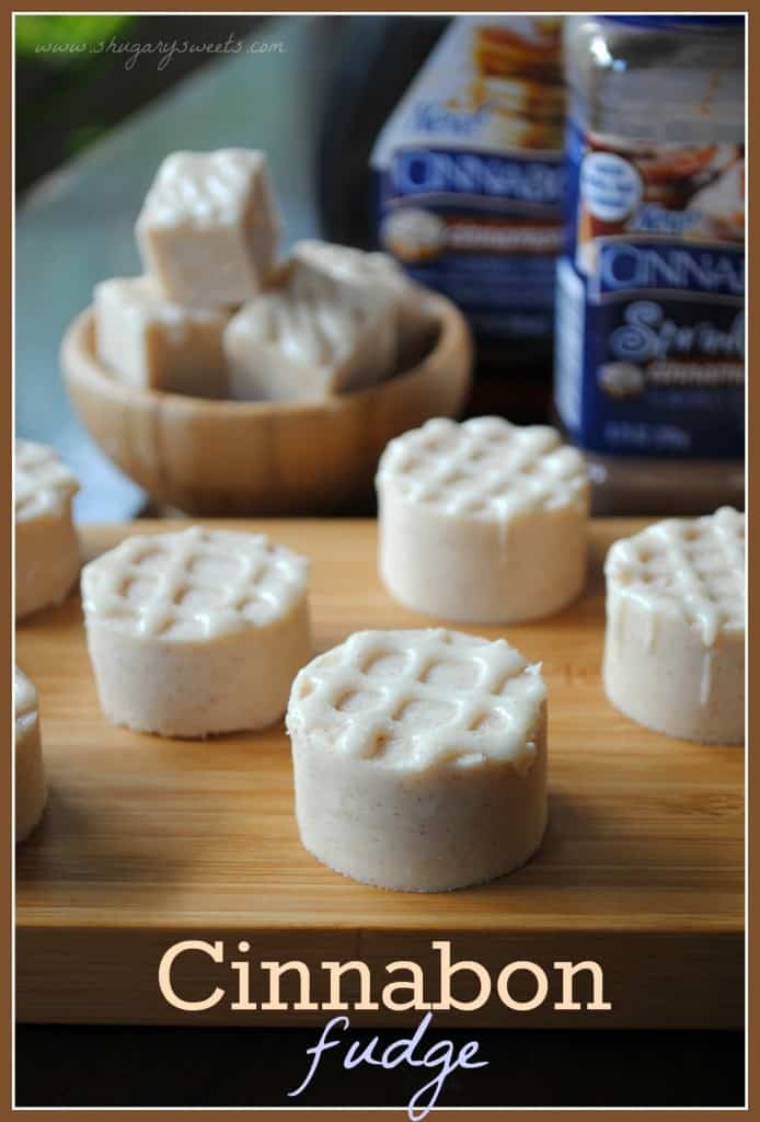 Cinnabon Fudge: delicious, creamy cinnamon sugar fudge! 