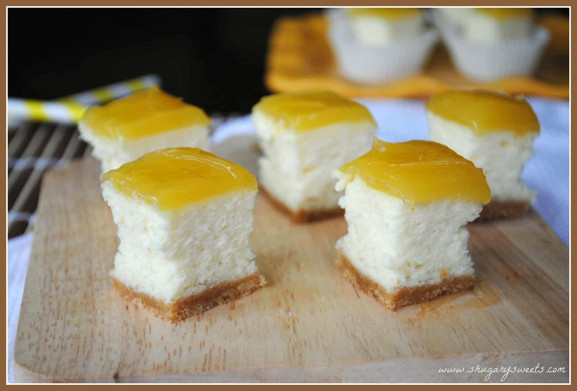 Lemon Raspberry Cheesecake Bites Shugary Sweets