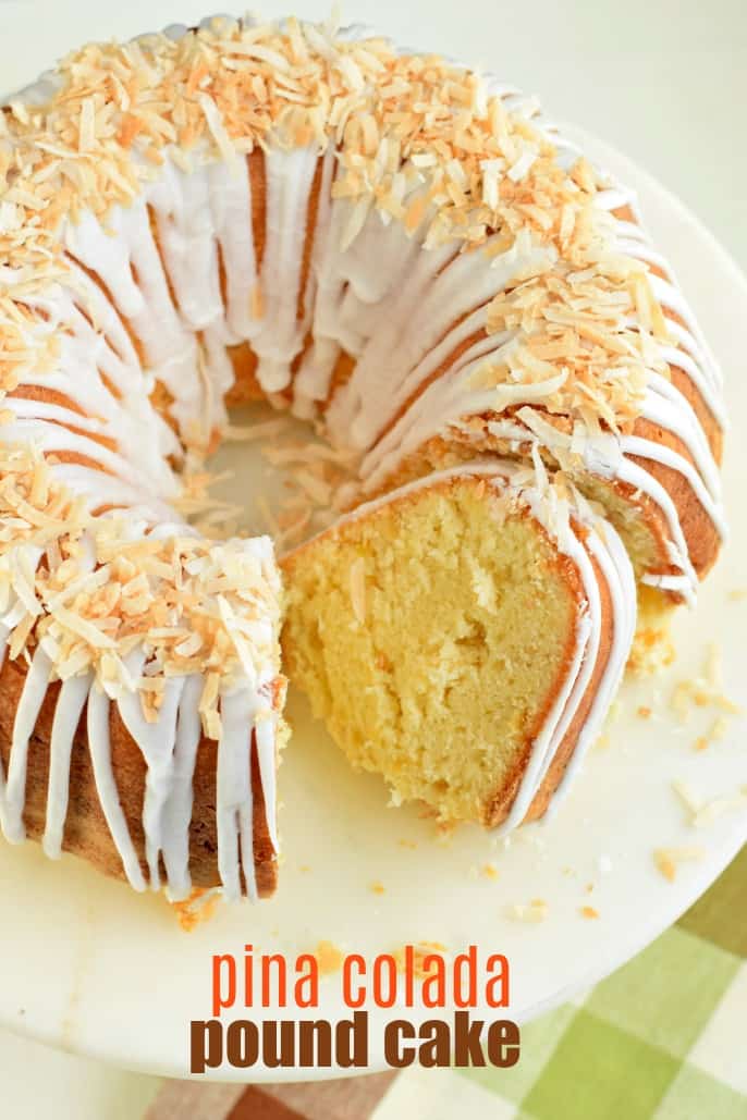 Pina Colada Pound Cake Recipe Shugary Sweets