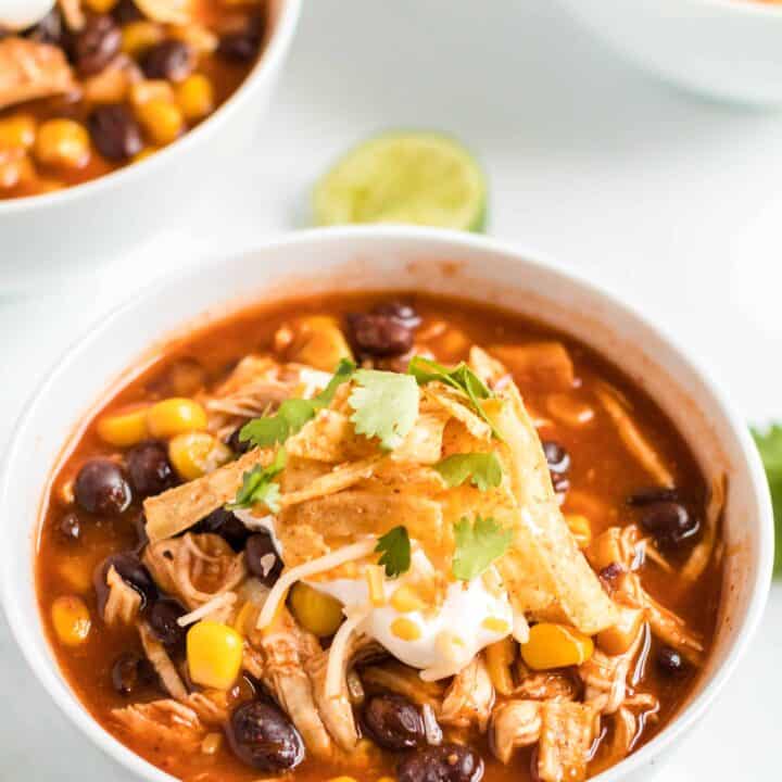 Image for Slow Cooker Chicken Enchilada Soup