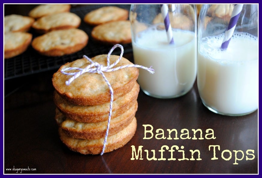 Banana Muffin Tops Shugary Sweets