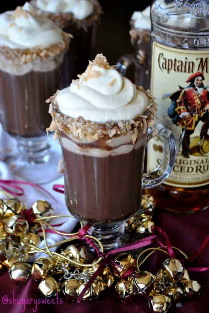 spice up the holidays with a hot choc-colada