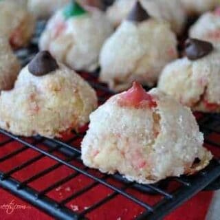 Grandma's Peppermint Puff Cookies