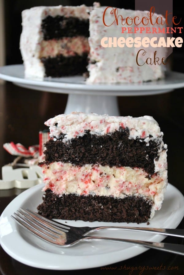 Chocolate Peppermint Cheesecake Cake | 14 Christmas Cake Recipes You Can Make Anytime Of The Year