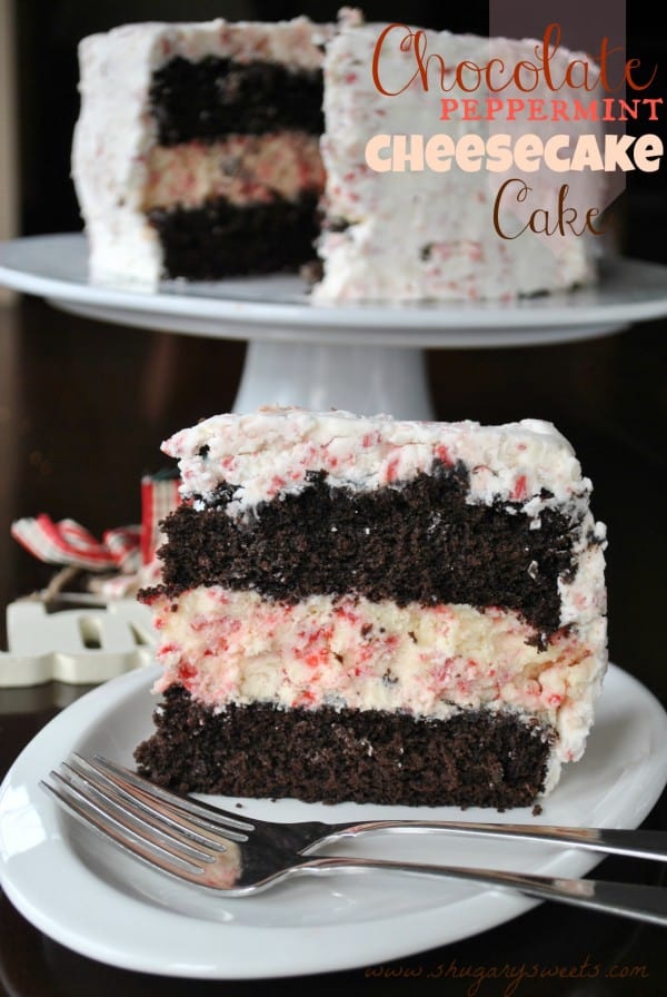 Chocolate Peppermint Cheesecake Cake | 14 Christmas Cake Recipes You Can Make Anytime Of The Year Chocolate Peppermint Cheesecake Cake | 14 Christmas Cake Recipes You Can Make Anytime Of The Year