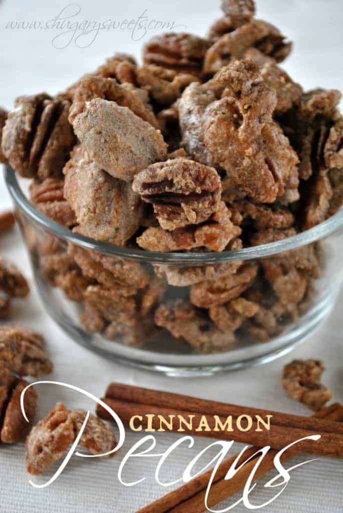 candied cinnamon pecans