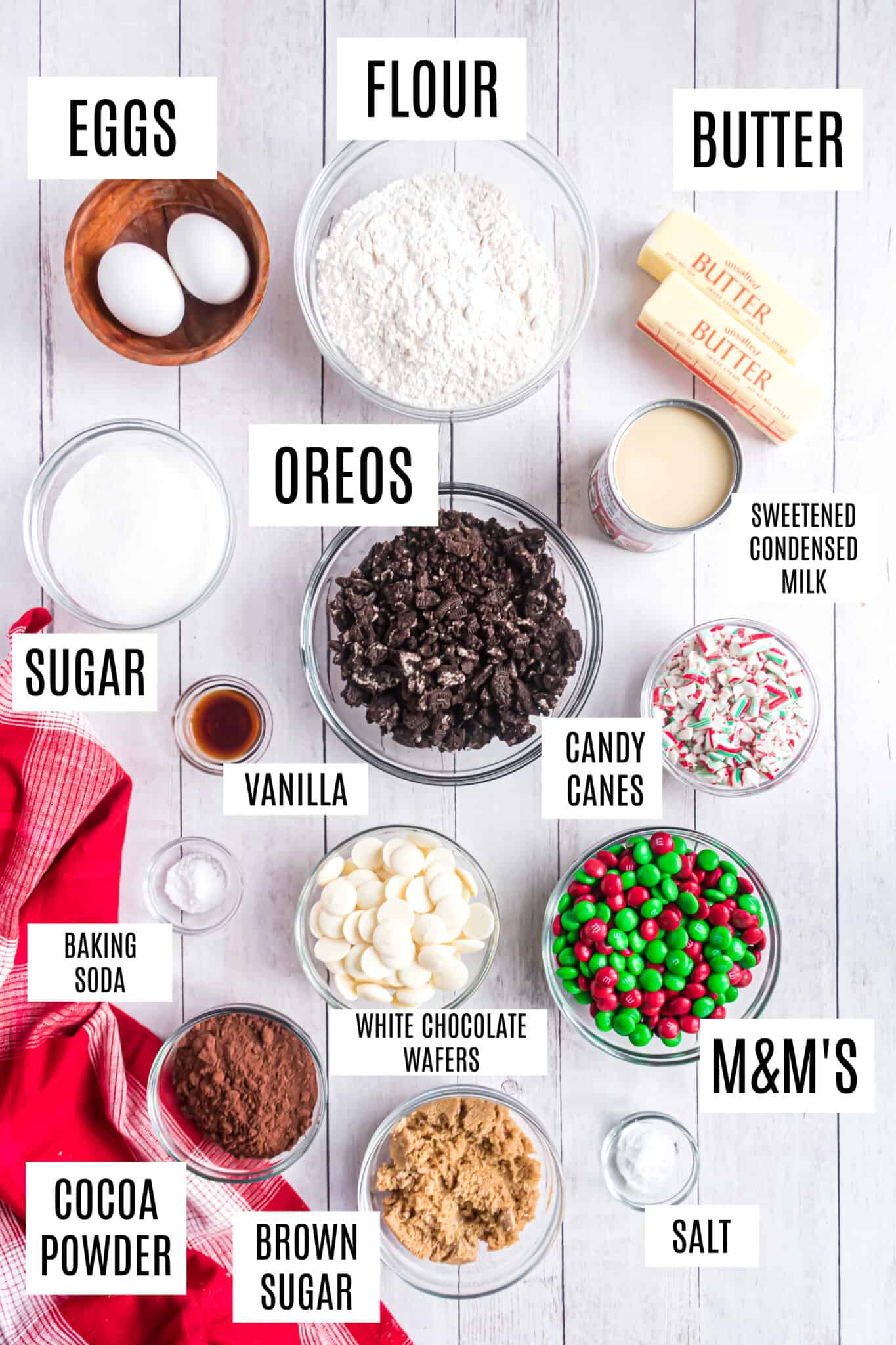 Candy Cane Oreo Cookies Bars Shugary Sweets