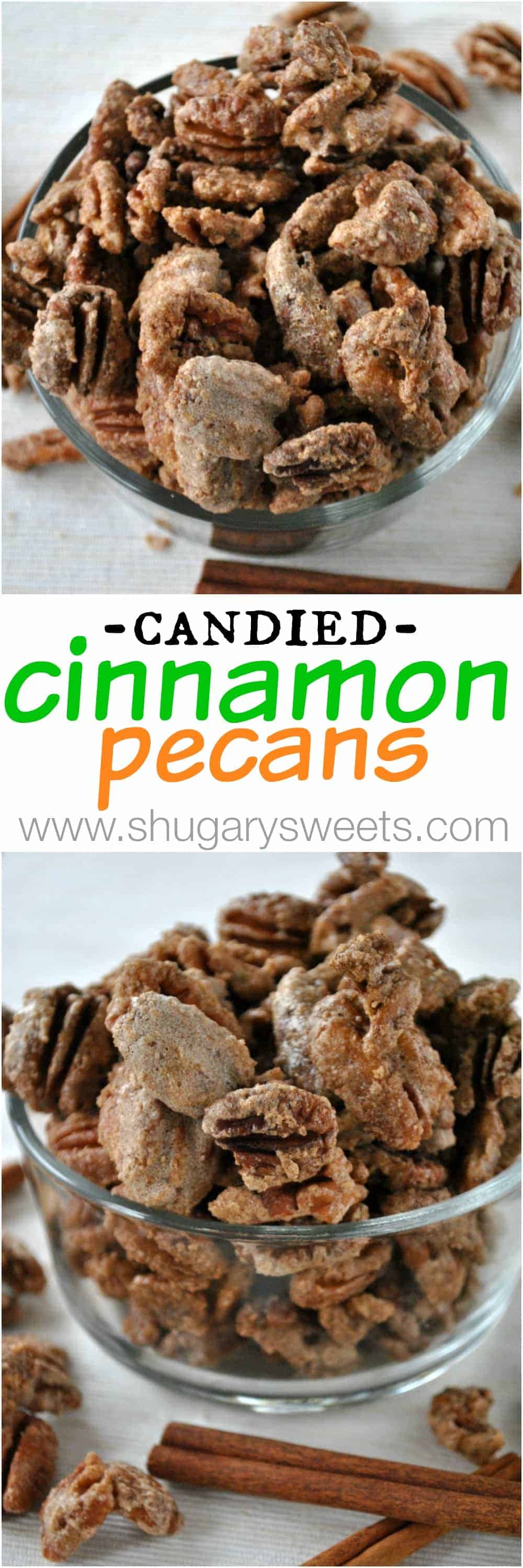 Candied Cinnamon Pecans Shugary Sweets