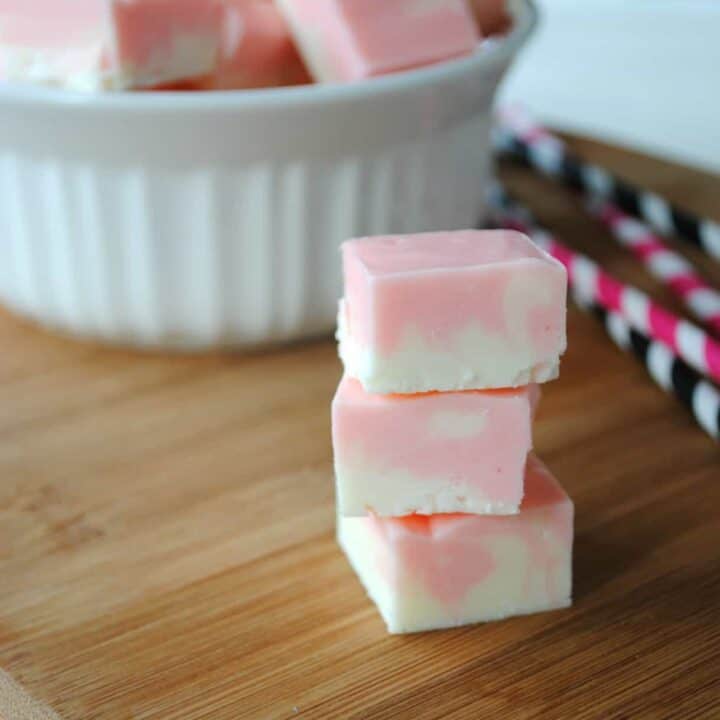 Strawberry Swirl Fudge Recipe Shugary Sweets