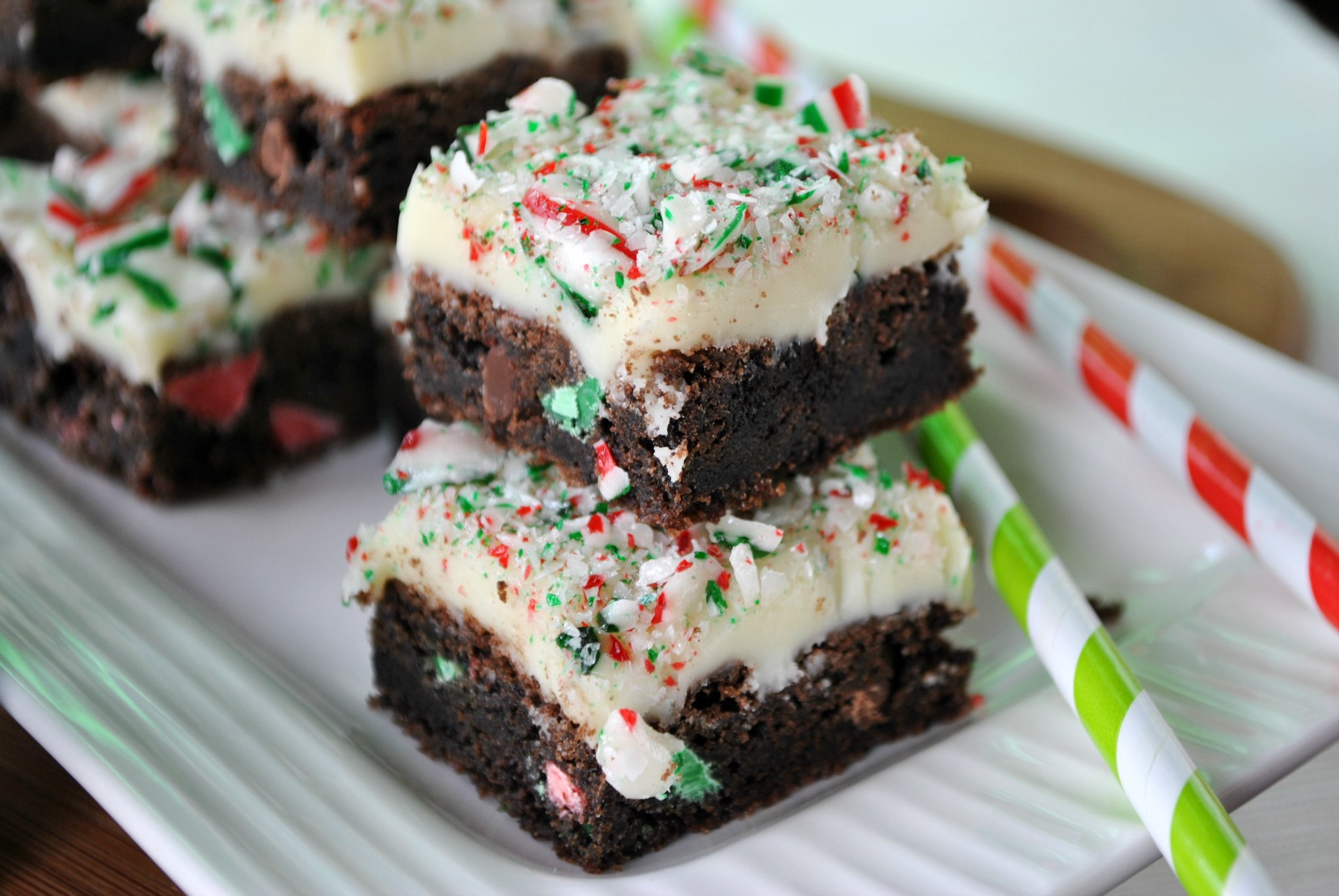 Candy Cane Oreo Cookies Bars Shugary Sweets