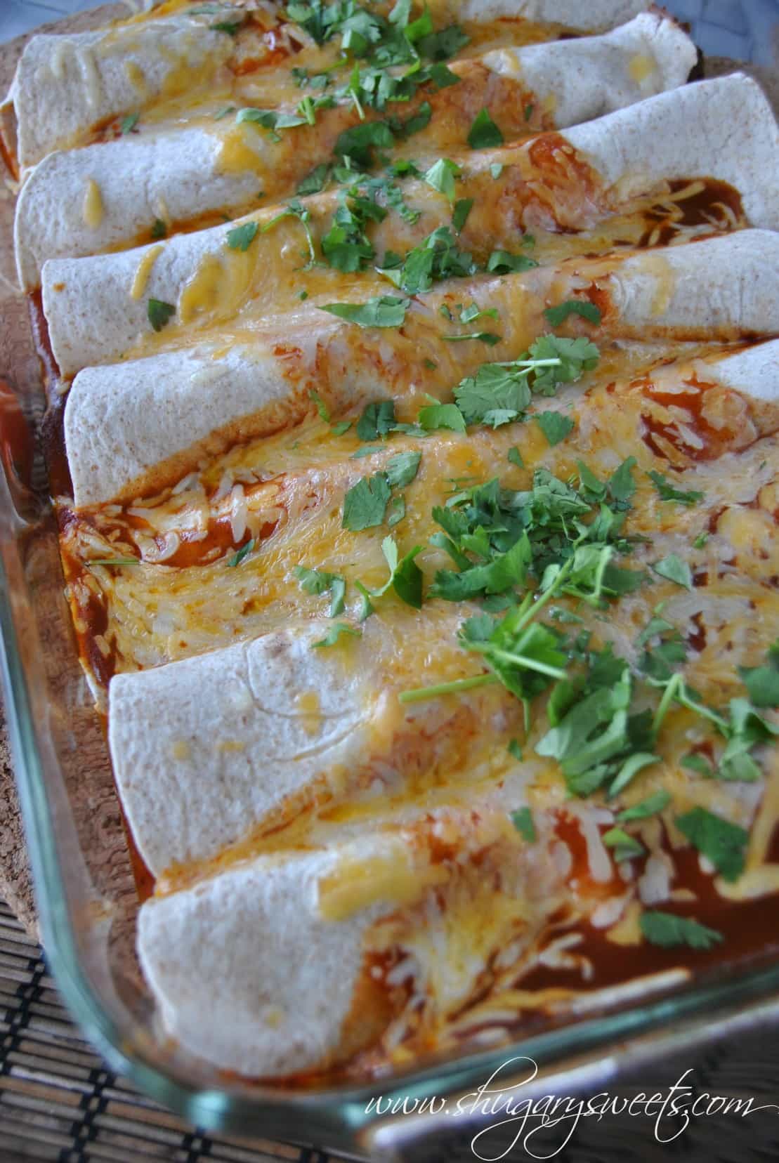 Slow Cooker Beef Enchiladas Shugary Sweets