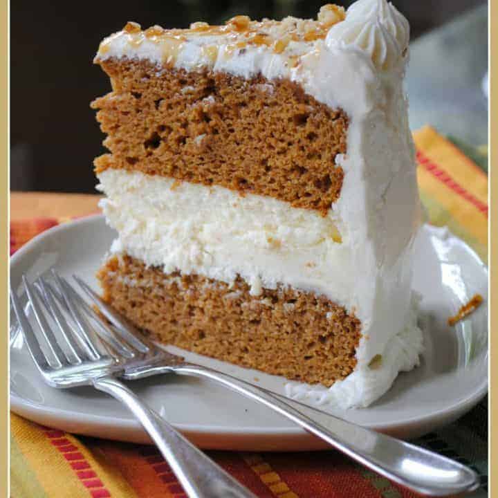 Pumpkin Cheesecake Cake