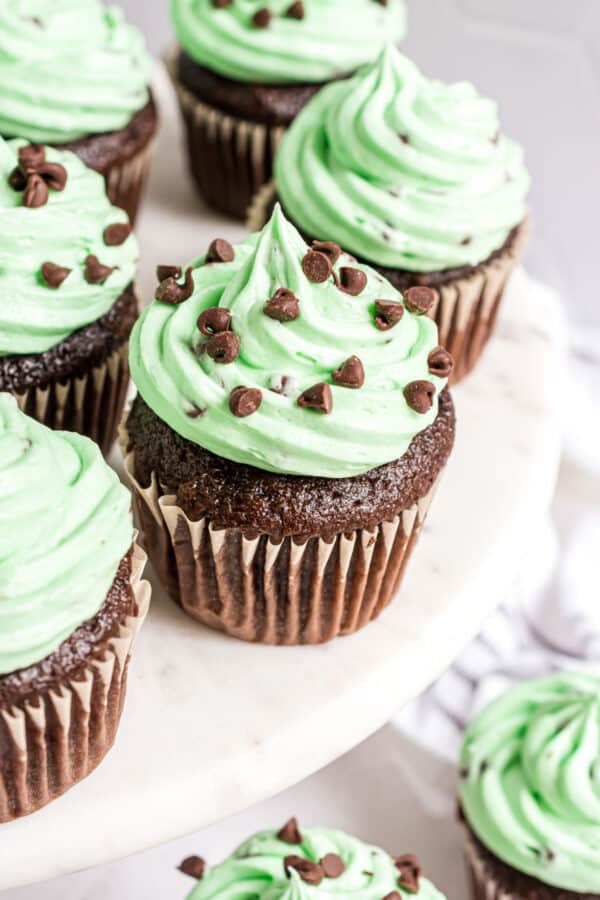 Mint Chocolate Chip Cupcakes Recipe Shugary Sweets