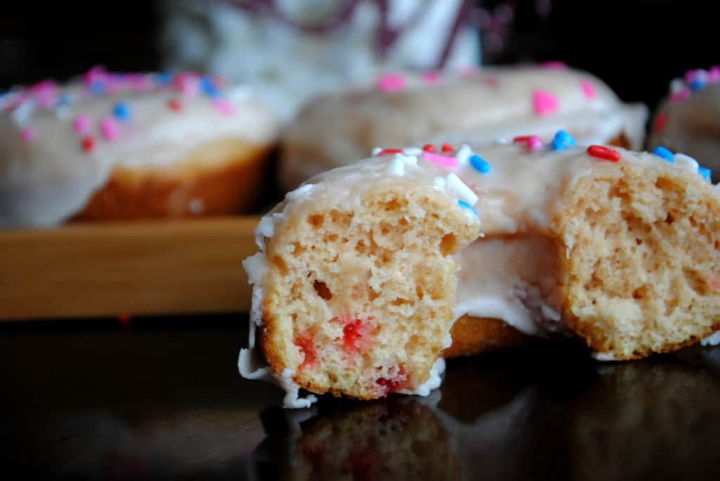 cherry baked donuts