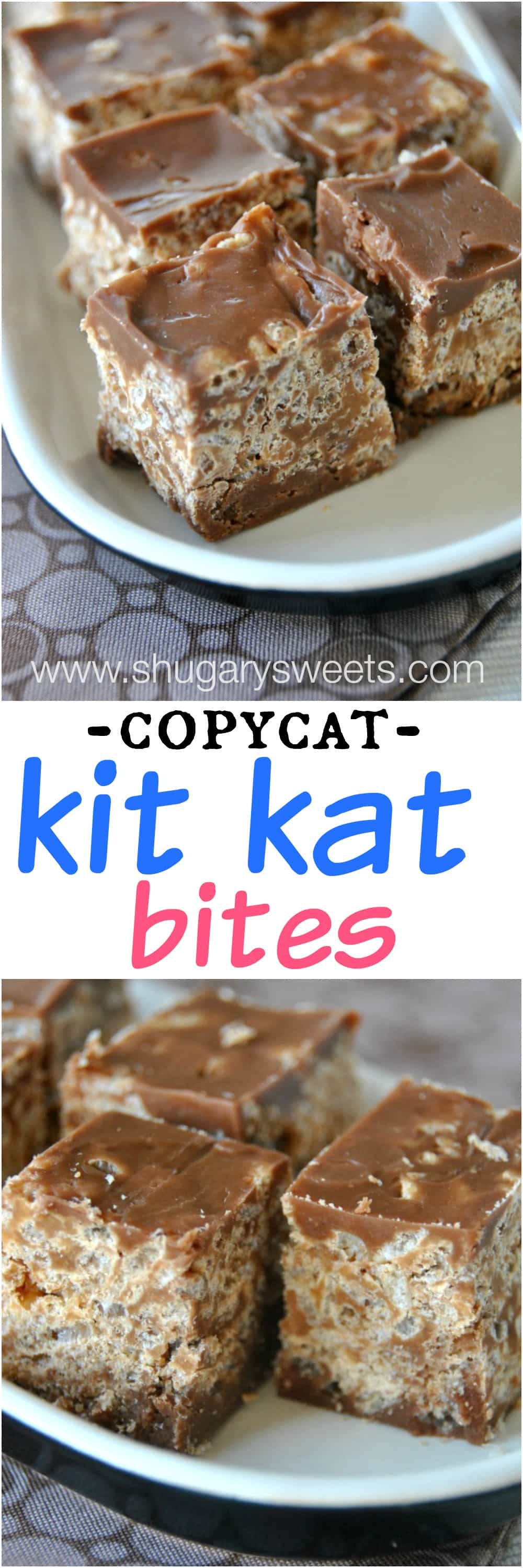 Copycat Kit Kat Bites Shugary Sweets