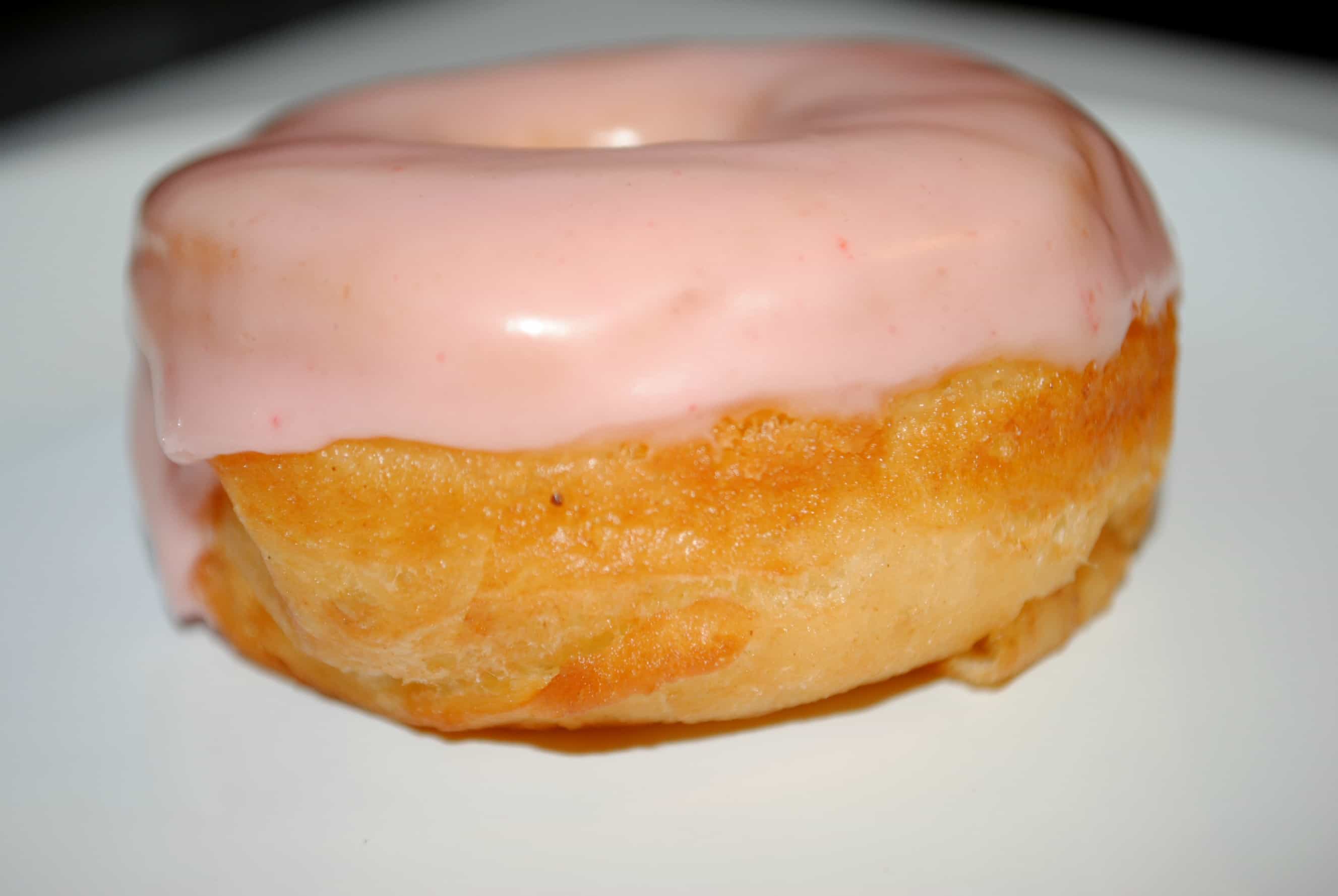 Vanilla Bean Baked Donuts with Strawberry Frosting Shugary Sweets