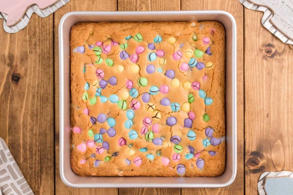 Easter Blondies Recipe - Shugary Sweets