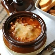 Lasagna Soup: the perfect weeknight dinner, easy and delicious #pork #lasagnasoup @shugarysweets
